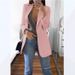 , Wish, 2019 European And American Popular Fashion Lapel Slim-fit Cardigan Elegant Women's Blazer_ecoleips.com