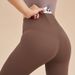 Women's High Waist Cropped Pants Yoga Pants Women's Back Waist Pockets Peach Butt Lifting Sports Fitness Pants_ecoleips.com