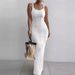 Women's Clothing Tight Dress Sleeveless Temperament Dress Long Skirt_ecoleips.com