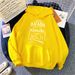 Fleece-Lined Warm Printed Women's Sweatshirt 2025 Autumn Winter Fleece Loose Letter Style Hoodie_ecoleips.com