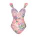 Women's Clothing Women's Mini Ruffled Mesh Printed One Piece Swimsuit Skirt Style Swimwear For Formal & Casual For Women_ecoleips.com