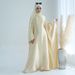 Voya Islamic Clothing Women's Satin Abaya Dress - Loose Fit Long Maxi Robe With Shiny Finish - Modest Casual Wear Availab Modest Wear_ecoleips.com