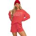 Verve 2025 Autumn New Multi-Pocket Long Sleeve Two-Piece Set For Women With Personalized Letter Print Casual Outfit_ecoleips.com
