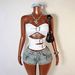 Off-Shoulder Strapless Bralette Sexy Hollowed Out Top Trendy Street Style Short Vest For Women Summer Fashion Polyester_ecoleips.com