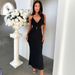 European And American Style Cross-Border Women's Fashion 2024 Summer New Sexy Hot Girl Tight Slim Solid Color Halter_ecoleips.com