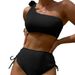New 2026 Sexy Bikini Swimsuit for Ladies with Chest Pads European And American Style Split Design Wholesale Women's Clothing Swimwear_ecoleips.com