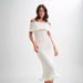 New European And American Style Cross-Border Women's Fashion Slim Sexy Sleeveless Off-Shoulder Solid Color Knitted Dress_ecoleips.com