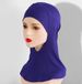 Women's Clothing Multi Color Breathable Neck Protection High Elastic Bottoming Hat Hijab Scarf Pullover Headscarf_ecoleips.com