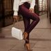 Aria Basics Cross-Border European And American Fashion Leather Tight Elastic Pants Three Colors Four Sizes In Stock_ecoleips.com