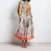 2026 Foreign Trade European And American Women's Clothing Spring New Lantern Sleeve Printed Collar_ecoleips.com