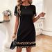 Summer Women's Short-Sleeved Fashionable Leopard Print Top Dress_ecoleips.com