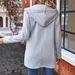 Fleece-Lined Hooded Zip-Up Jacket – Stylish Pullover With Side Zipper, Soft & Warm, Casual Chic For Women (Red, Grey, Black, S-XL)_ecoleips.com