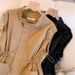 Women's Clothing casual loose patchwork pockets mid-length workwear vest jacket 2023 autumn and winter_ecoleips.com