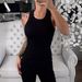 Women's Clothing Slim Fit Sleeveless Vest Solid Color Summer Top Plus Size Tank Camis_ecoleips.com