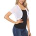 European And American Style Sheer Shawl Women's Top Cardigan Outerwear Summer Fashion Short Sleeve Breathable Mesh Beach_ecoleips.com