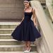 Strapless Square Neck Backless Dress For Women – Sexy High-Waist A-Line Maxi Dress With Bodycon Fit, Elegant & Bold Evening Gown"_ecoleips.com