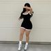 Women's Ribbed Jumpsuit – Sexy Backless Romper With Color-Block Design (S/M/L/Xl) Breathable Freedom_ecoleips.com