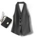 Women's Halter Neck Suit Vest Unique Design Sleeveless Fashionable Spring 2026 Outerwear_ecoleips.com
