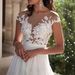 Women's Clothing Sexy Lace Slit New Wedding Dress Tail Wedding Dress_ecoleips.com