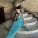Women's Sexy Backless Slit Irregular Slim Fit Dress Winter New Arrival Foreign Trade Wholesale Clothing_ecoleips.com