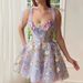 2025 Direct Selling European And American Women's Fashion 3D Flower Embroidery Bodycon Sexy Strap_ecoleips.com