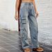 Women's Clothing Spring And Summer Washed Semi Elastic Loose Denim_ecoleips.com