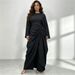2026 New Cross Border Style Solid Color Batwing Sleeve Belted Top + Wide Leg Pants Set_ecoleips.com
