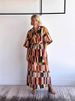 Freeacy Women's Casual Linen Blend Maxi Dress 2026 Summer Multicolor Plaid Collared Belted Shirt Dress For Holiday & Daily Wear_ecoleips.com