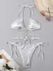 Women's Clothing Bikini Split Swimsuits Bikini Brick And Stone Decorated Swimsuit_ecoleips.com