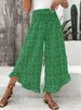 K New Arrival Casual Polka Dot Loose High-Waisted Flared Pants With Waist Cinching For A Slimming Effect_ecoleips.com