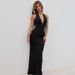 European And American Style Women's Clothing 2025 Summer New Solid Color Sleeveless Sexy V-neck Halter Neck Strapless_ecoleips.com