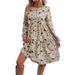 Aria Basics Aria Basics Cross-border European And American Women's Fashion Foreign Trade 2025 New French Elegant Style Printed Lantern_ecoleips.com
