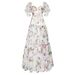 2025 European And American Cross-Border New Women's Fashion Off-Shoulder Organza Fairy Long Elegant Evening Dress_ecoleips.com