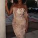 Women's Clothing Printed Suspender Skirt Slim Fit Backless Temperament Slit Long Skirt Floral Dress_ecoleips.com