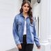 Cross-border Foreign Trade 2025 European And American Style Drop-shoulder Long-sleeve American-style Washed Distressed_ecoleips.com