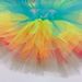 Adult Sexy Half Mesh Puff Tutu Short 5-Layer Gauze Cake Performance Skirt_ecoleips.com