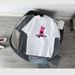 Women's Short Sleeved T-Shirt round Neck Loose Fit mid Length Summer Style Trendy Student Top Bear Pattern_ecoleips.com