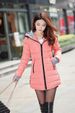 Women's Clothing Mid Length Cotton Coat For Women Winter New Style Gloves Slim Fit Hooded Women's Style Down Cotton Coat Trendy_ecoleips.com