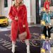 "Elegant Belted Trench Coat For Women - Soft Faux Fur Lining, Long Winter Coat With Lapel Collar, Plus Size Available In Multiple Colors_ecoleips.com
