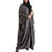 Verve MQ142 Modest Women's Fashion Long Robe Dubai Plus Size Cardigan Abaya Muslim_ecoleips.com
