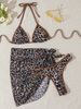 Women's Clothing Sling Print Split Swimsuit Women's High End Beach Sexy Bikini Hot Spring Swimsuit_ecoleips.com