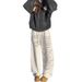Women's Straight Leg Sweatpants Simple Style Spring Autumn Comfortable Casual Fashionable Digital Print Slimming Effect Sportswear_ecoleips.com
