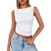 European And American 2025 Spring And Summer New Sleeveless Vest Hot Girl Slim Fit Y2K Fashion Sexy Tops For Women_ecoleips.com