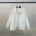 Women's Korean Style Short Jacket With Lapel Collar, Loose Fit Drawstring Waist Casual Outerwear For Daily Chic Look_ecoleips.com