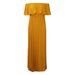C8514 Foreign Trade 2023 New Cross-Border Women's Fashion Sexy Off-Shoulder Pleated European And American Style Dress_ecoleips.com