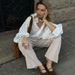 Women's Clothing Summer New Fashion Lapel Loose Simple Design Long-sleeved Shirt Top_ecoleips.com