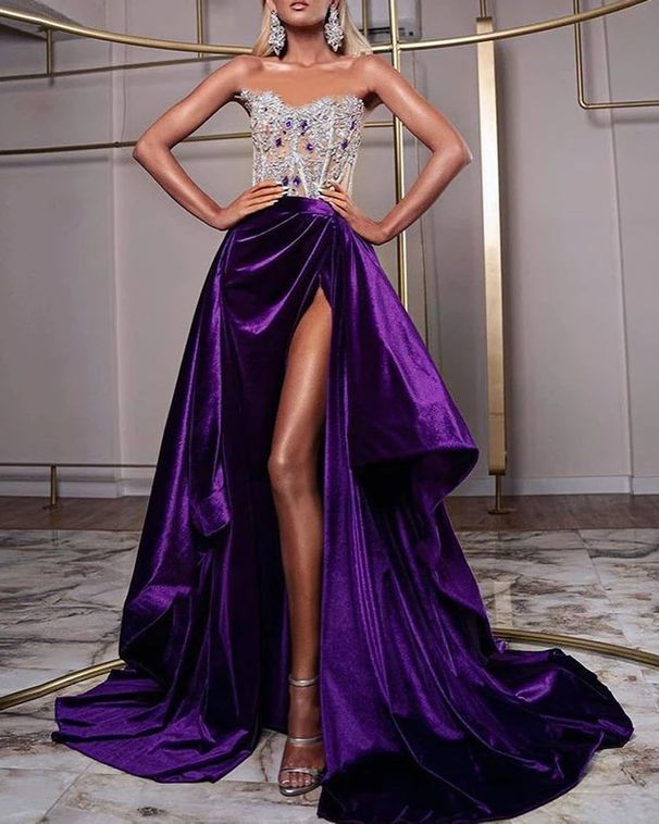 Women's Clothing Sexy Sequined Tube Top Banquet Dress Hip Skirt New Style_ecoleips.com