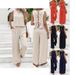 Women's Clothing Fashion Sleeveless Vest Casual Trousers Suit_ecoleips.com