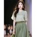 Summer Niche Unique European Fashion Elegant Socialite Petite Casual Two-Piece Skirt Set For Women_ecoleips.com