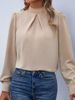 Aria Basics Aria Basics Foreign Trade European And American Women's Clothing Independent Site 2025 Shirt Autumn New Satin Fashion Long_ecoleips.com
